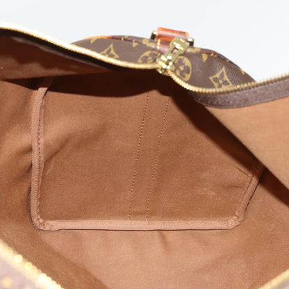 Louis Vuitton Keepall Bandouliere Bag Monogram Canvas, BROWN, CANVAS, Travel bag