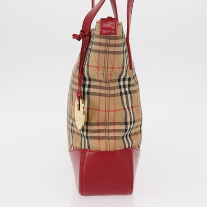 Burberry Nova Check Handbag Nova Check Canvas and leather, BEIGE, CANVAS, Handbag