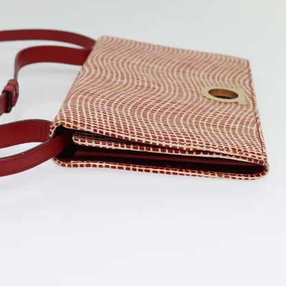 Salvatore Ferragamo Gancini Shoulder Bag Leather, RED, LEATHER, Shoulder bag