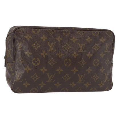 Louis Vuitton Trousse Toiletry Pouch Monogram Canvas, BROWN, CANVAS, Toiletry Case