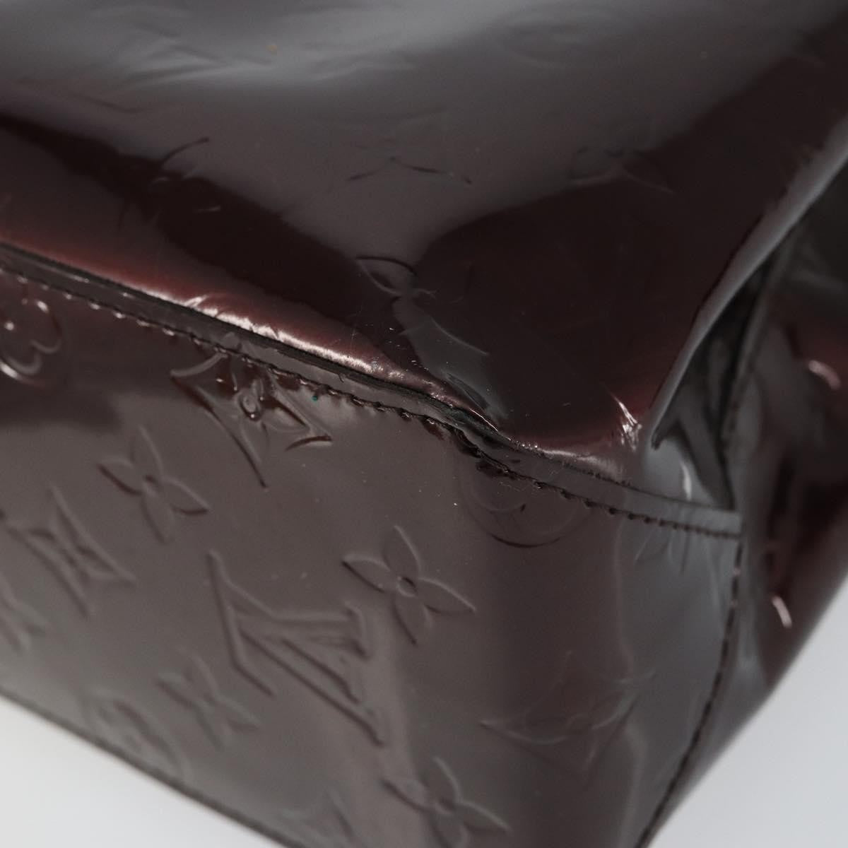 Louis Vuitton Reade Handbag Monogram Vernis, BURGUNDY, PATENT_LEATHER, Handbag