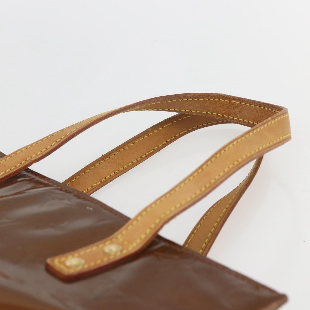 Louis Vuitton Reade Handbag Monogram Vernis, BROWN, PATENT_LEATHER, Handbag