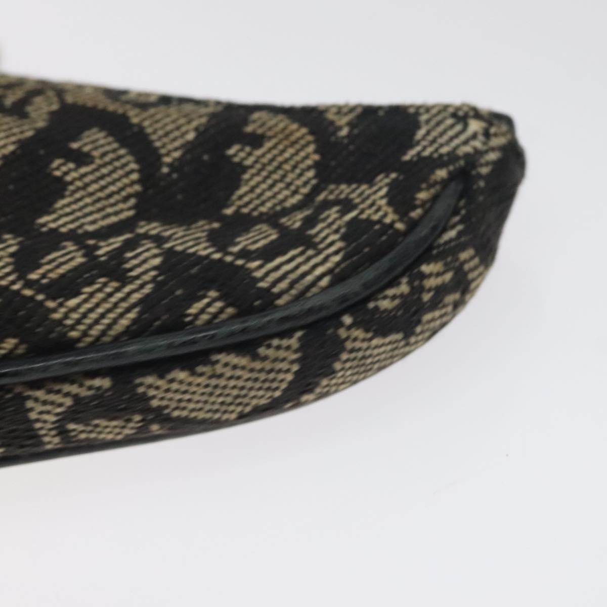 Christian Dior Saddle coin purse Trotter canvas, BLACK, CANVAS, Wallets