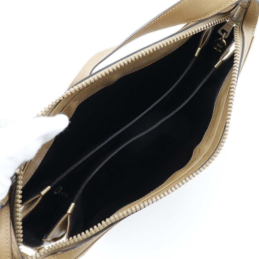 Celine Macadam Shoulder Bag PVC Leather, BEIGE, PVC, Shoulder bag