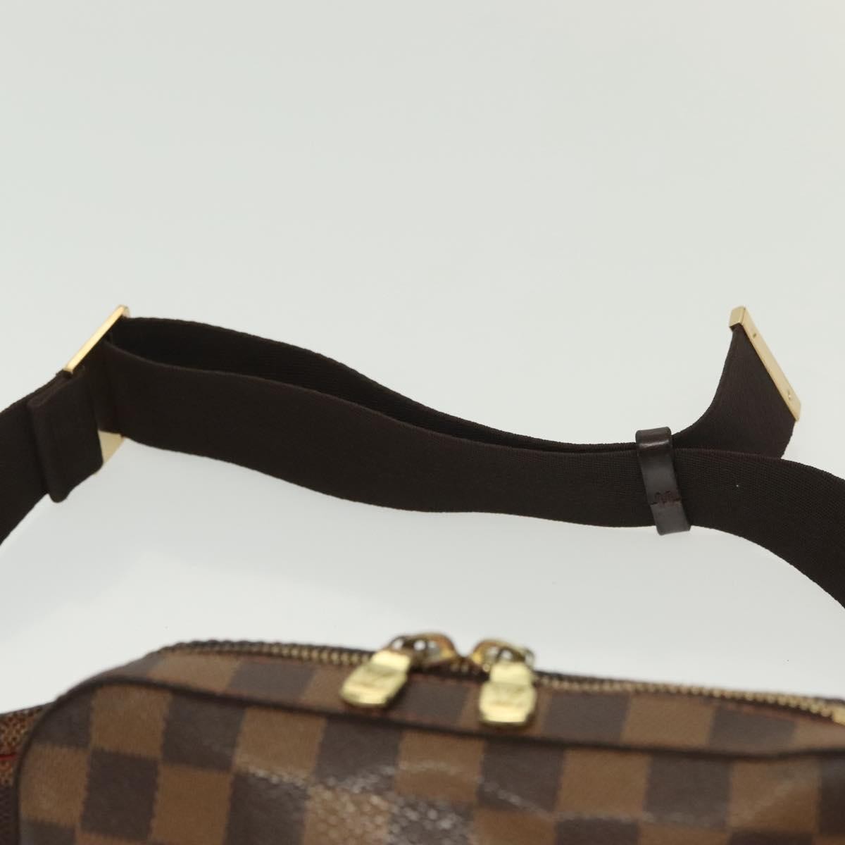 Louis Vuitton Geronimos Waist Bag Damier, BROWN, CANVAS, Shoulder bag