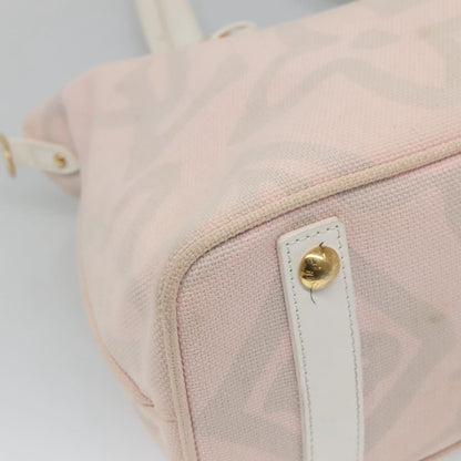 Louis Vuitton Tahitienne Cabas Canvas, PINK, CANVAS, Tote bag