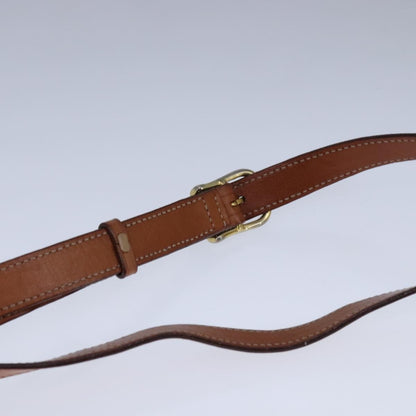 Celine Vintage Macadam Shoulder Bag Canvas, BEIGE, CANVAS, Shoulder bag