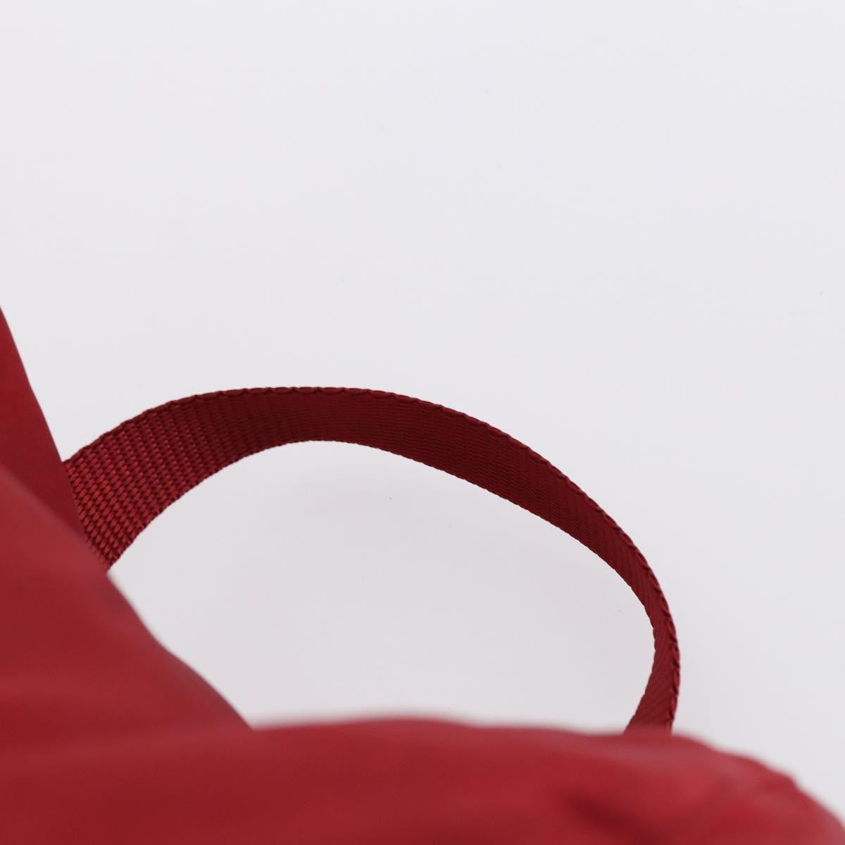 Prada Double Front Pocket Backpack Tessuto, RED, NYLON, Backpack