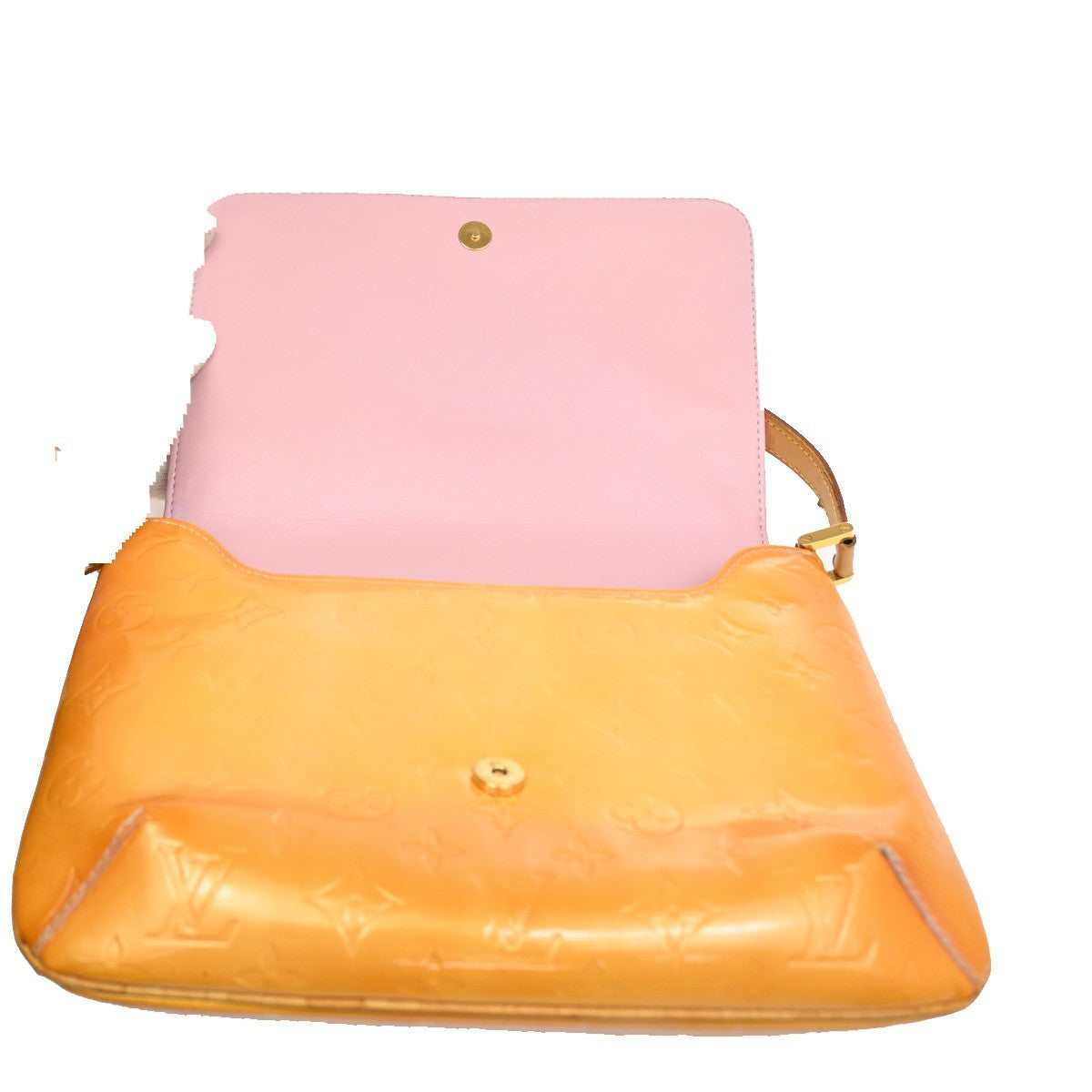 Louis Vuitton Thompson Street Handbag Monogram Vernis, YELLOW, PATENT_LEATHER, Shoulder bag