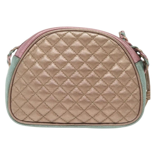 Gucci Trapuntata Camera Shoulder Bag Quilted Laminated Leather, MULTICOLOUR, LEATHER, Shoulder bag