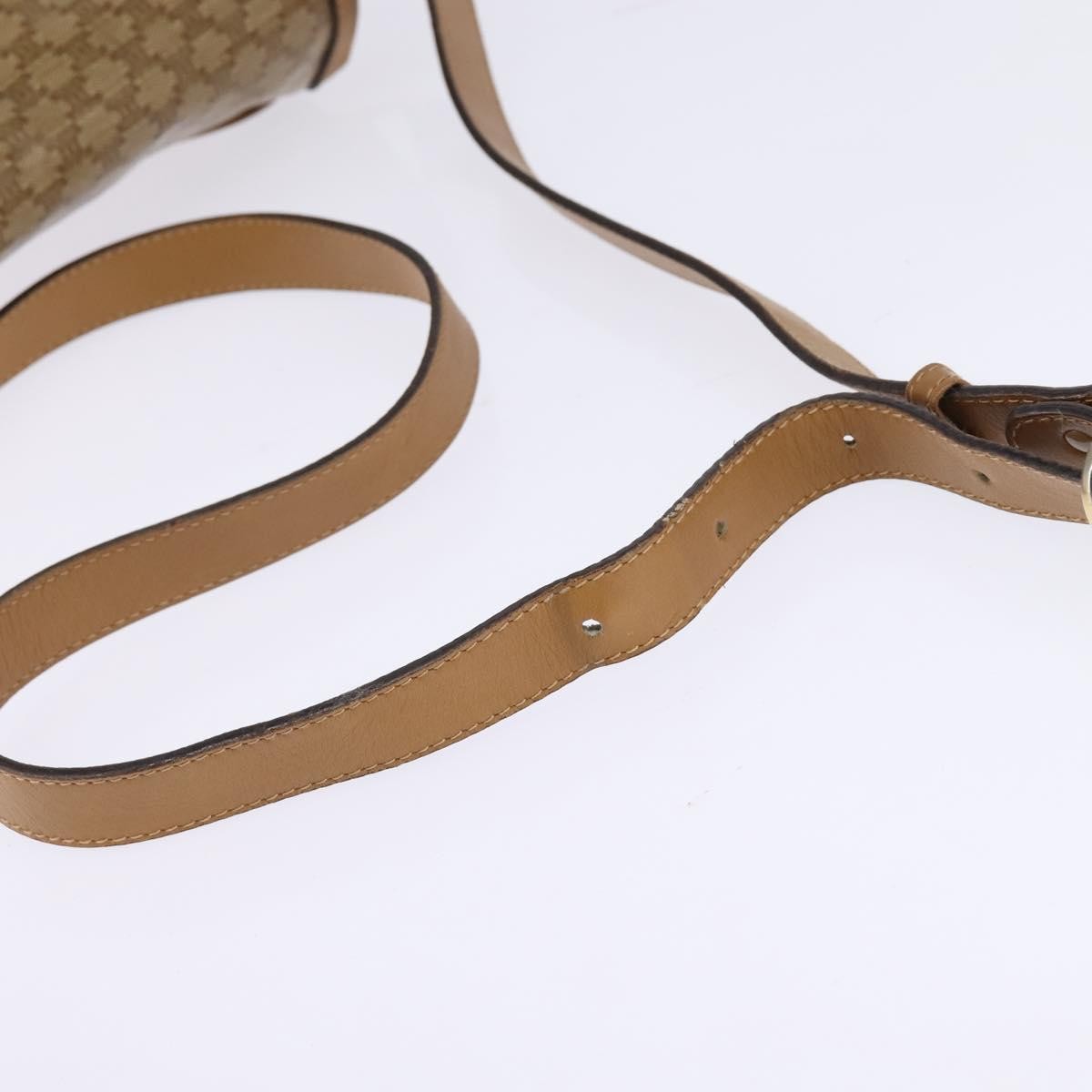 Celine Macadam Shoulder Bag PVC Leather, BEIGE, CANVAS, Shoulder bag