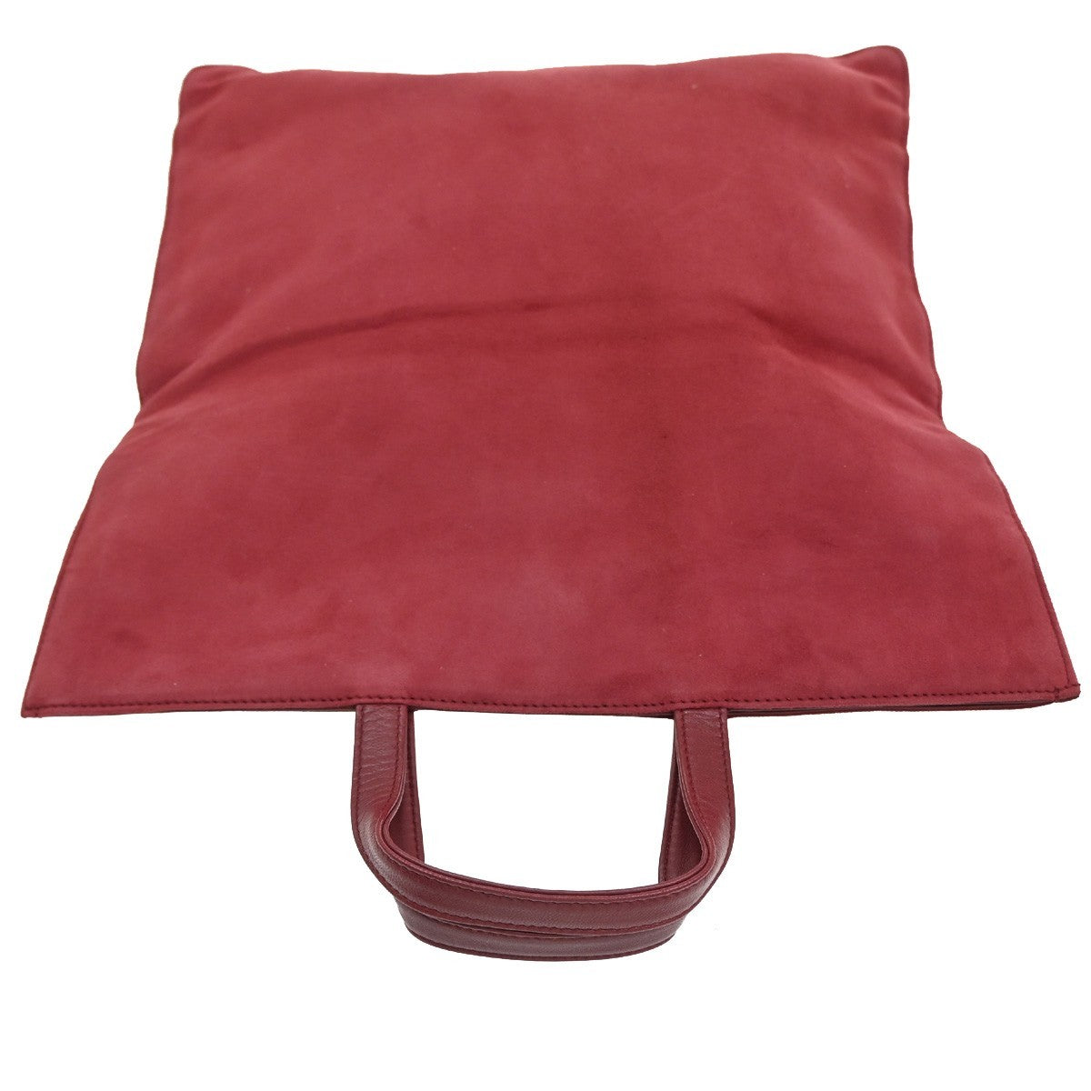 Loewe Anagram Tote Suede, RED, SUEDE, Tote bag