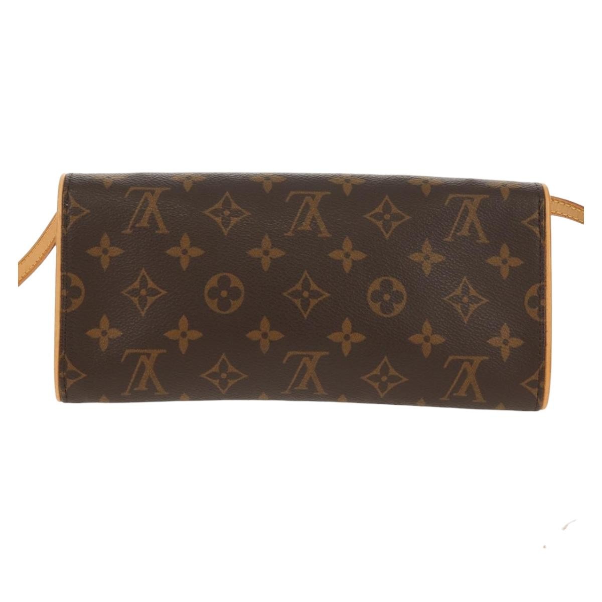 Louis Vuitton Twin Handbag Monogram Canvas, BROWN, CANVAS, Shoulder bag