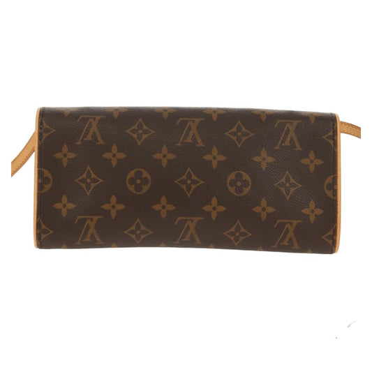 Louis Vuitton Twin Handbag Monogram Canvas, BROWN, CANVAS, Shoulder bag