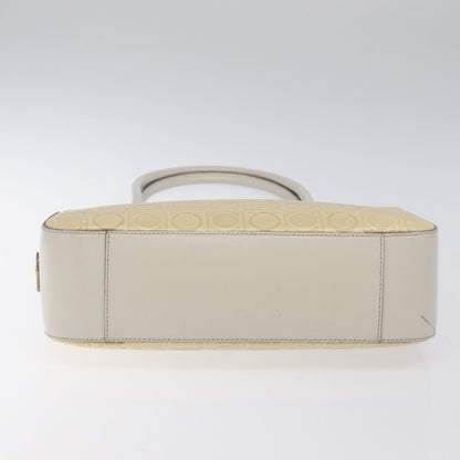 Salvatore Ferragamo Gancini Shoulder Bag Leather, BEIGE, LEATHER, Shoulder bag