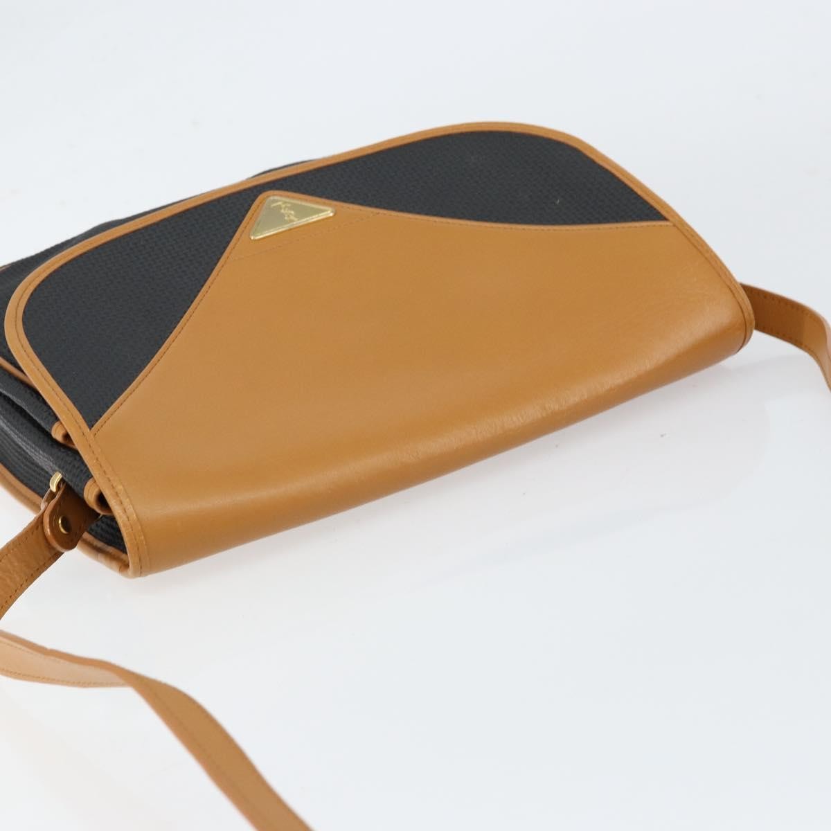 Saint Laurent Vintage Shoulder Bag Leather, BEIGE, LEATHER, Shoulder bag