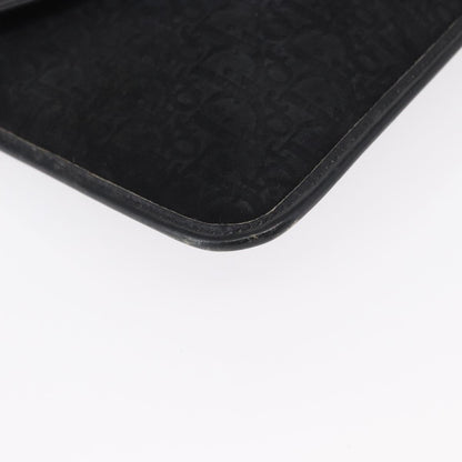 Christian Dior Vintage Trotter Pouch Diorissimo Canvas, BLACK, CANVAS, Clutche & pouche