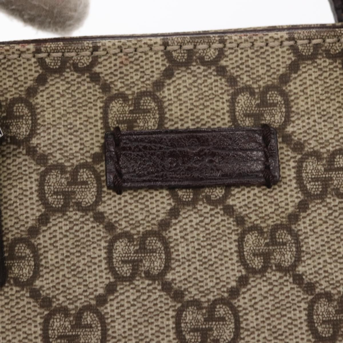 Gucci Vintage Handbag Canvas, BEIGE, PVC, Handbag