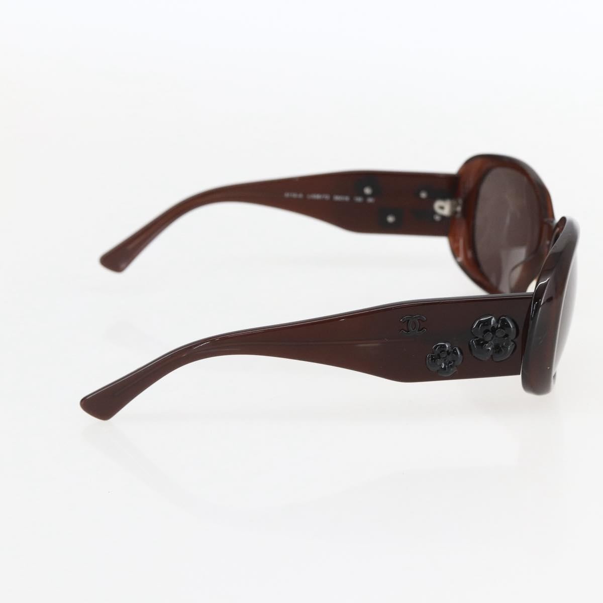 Chanel Camélia sunglasses Plastic, Brown, Plastic, Sunglasses