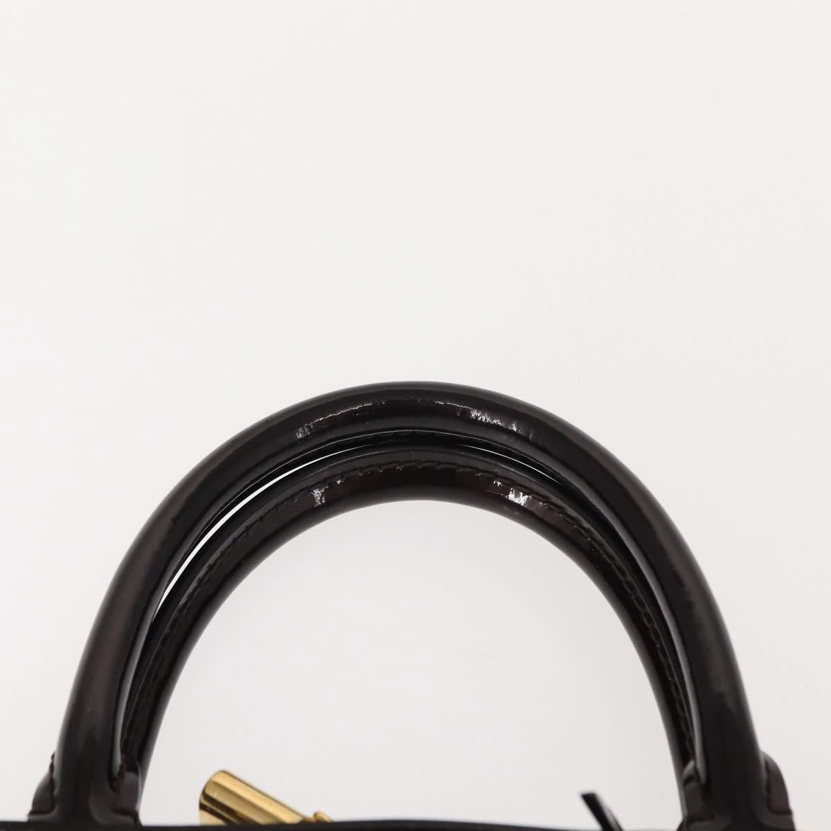 Louis Vuitton Alma Handbag Monogram Vernis, PURPLE, PATENT_LEATHER, Handbag