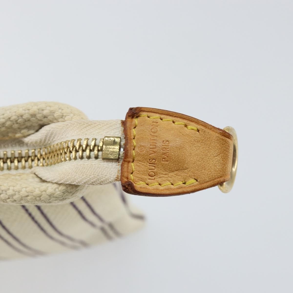 Louis Vuitton Antigua Pouch Canvas, BEIGE, CANVAS, Clutche & pouche