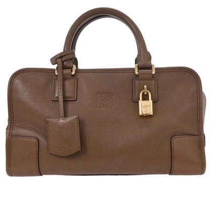 Loewe Amazona Bag Leather, BROWN, LEATHER, Handbag