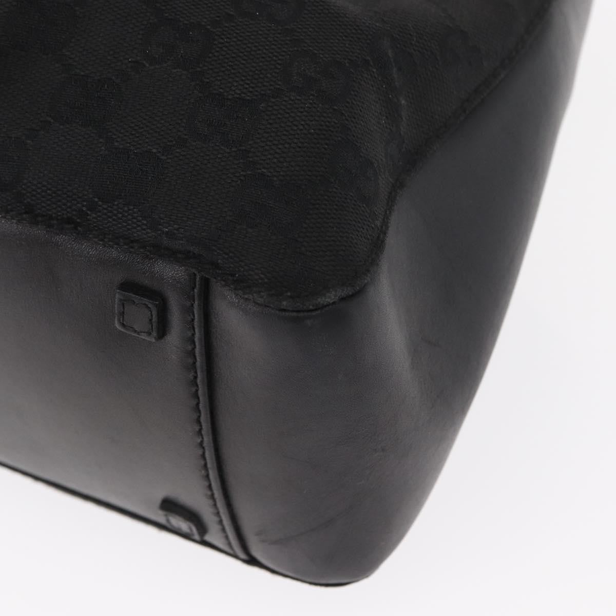 Gucci Vintage Handbag Canvas, BLACK, CANVAS, Handbag