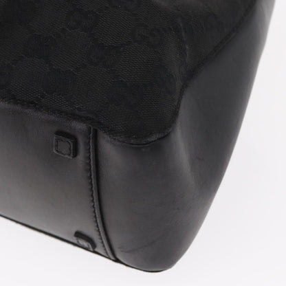 Gucci Vintage Handbag Canvas, BLACK, CANVAS, Handbag