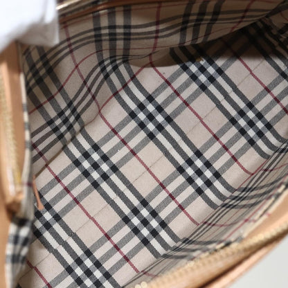 Burberry Vintage Handbag Leather, BEIGE, LEATHER, Handbag