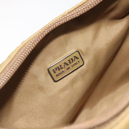 Prada Hobo Tessuto, BEIGE, NYLON, Clutche & pouche
