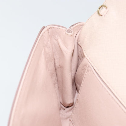 Salvatore Ferragamo Vala Shoulder Bag Leather, PINK, LEATHER, Shoulder bag