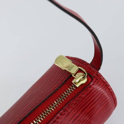 Louis Vuitton Soufflot Pochette Epi Leather, RED, LEATHER, Clutche & pouche