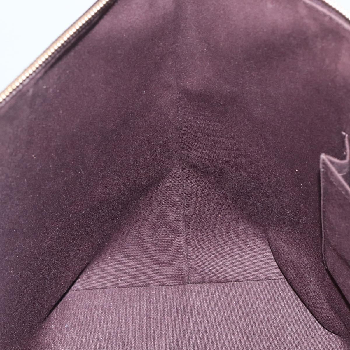 Louis Vuitton Bellevue Handbag Monogram Vernis, BURGUNDY, PATENT_LEATHER, Tote bag