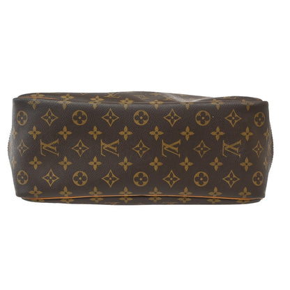 Louis Vuitton Deauville Handbag Monogram Canvas, BROWN, CANVAS, Handbag