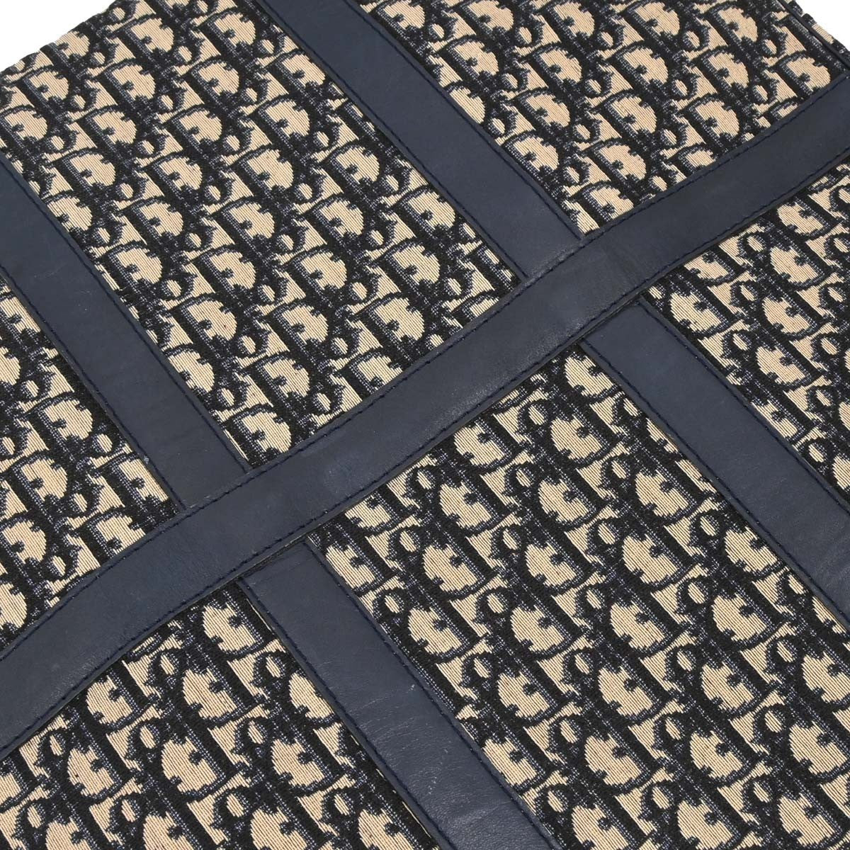 Christian Dior Vintage Trotter Boston Bag Diorissimo Canvas, NAVY, CANVAS, Travel bag