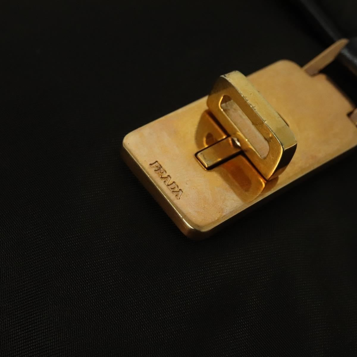 Prada Vintage Flap Messenger Bag Tessuto, KHAKI, NYLON, Shoulder bag