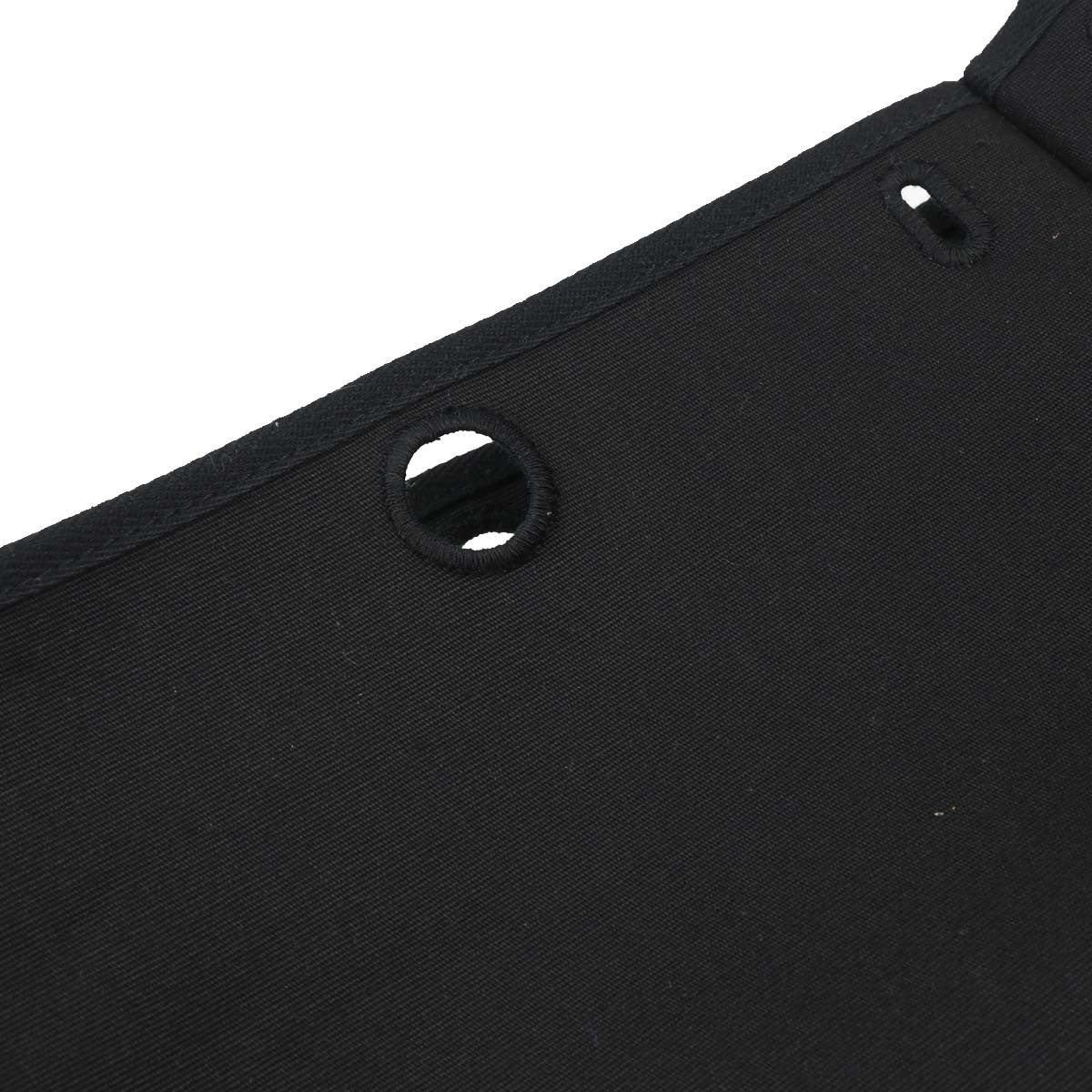 Hermes Herbag Clutch Canvas, Black, Canvas, Handbag