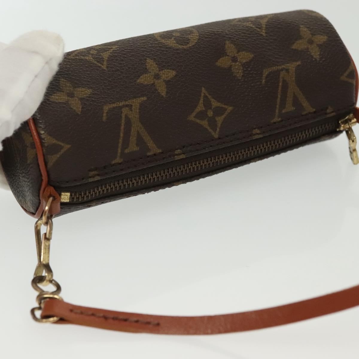 Louis Vuitton Papillon Pochette Monogram Canvas, BROWN, CANVAS, Handbag