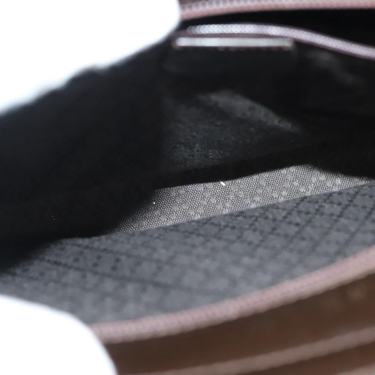 Gucci Vintage Bamboo Handle Bag Nylon, BROWN, NYLON, Handbag