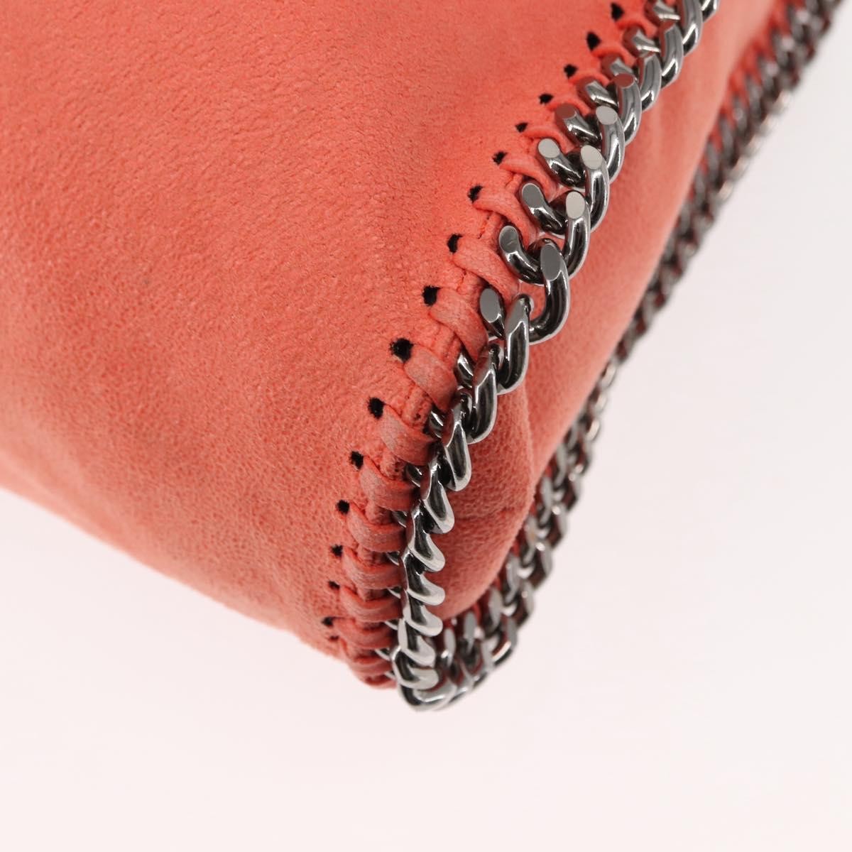 Stella McCartney Falabella Fold Over Crossbody Bag Suede, ORANGE, SUEDE, Crossbody bag
