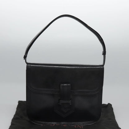 Saint Laurent Vintage Shoulder Bag Leather, BLACK, LEATHER, Shoulder bag