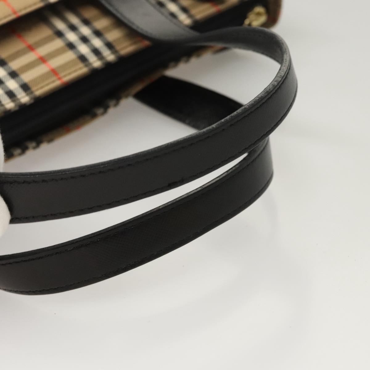 Burberry Nova Check Handbag Nova Check Canvas and leather, BEIGE, CANVAS, Handbag