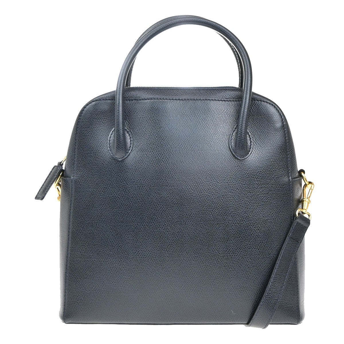 Celine Handbag Leather, NAVY, LEATHER, Handbag
