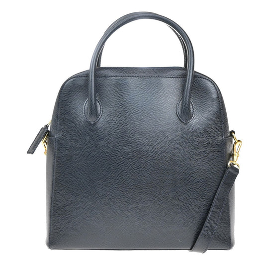 Celine Handbag Leather, NAVY, LEATHER, Handbag