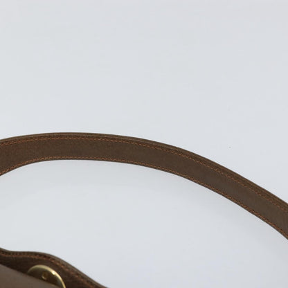 Gucci Vintage Shoulder Bag Leather, BROWN, LEATHER, Shoulder bag