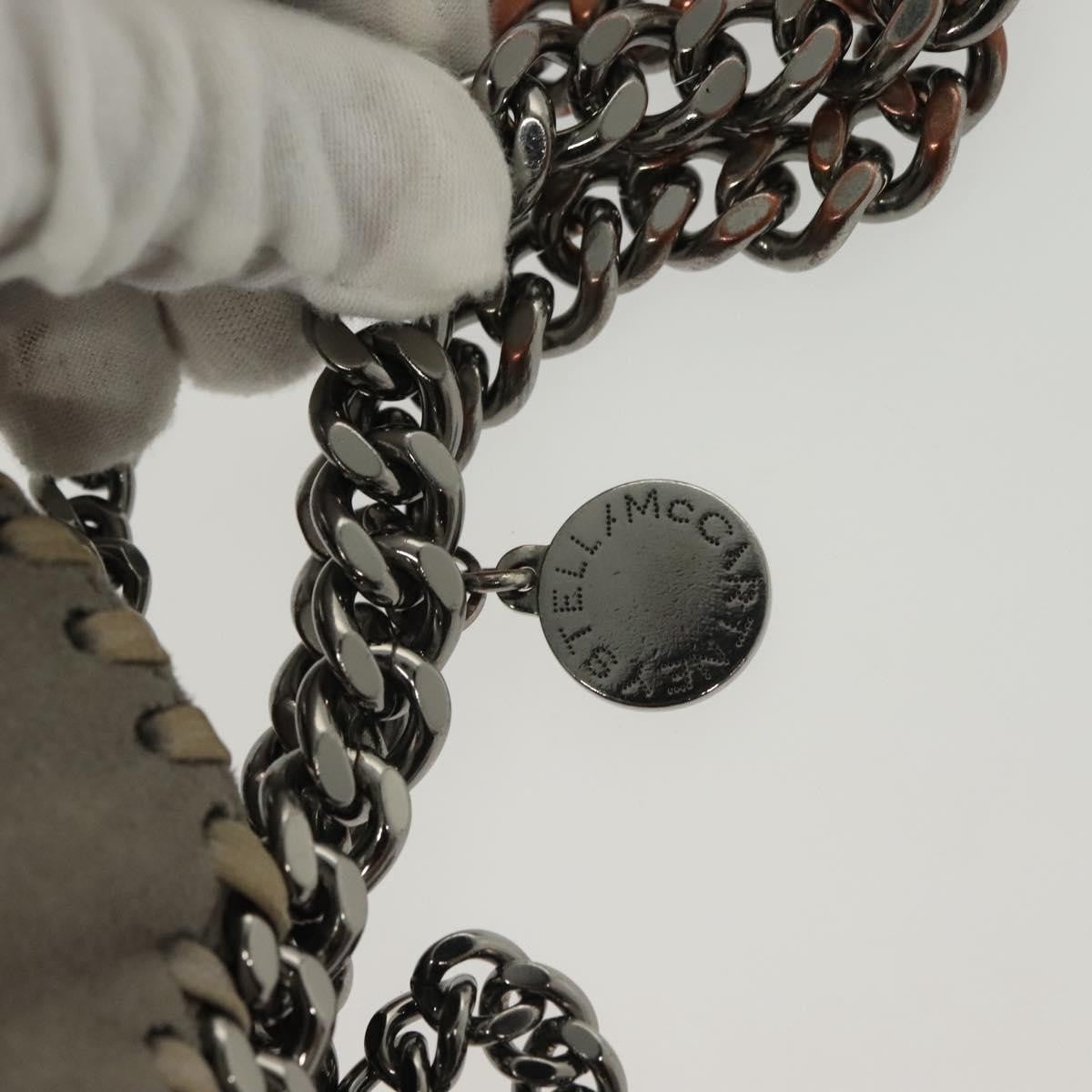 Stella McCartney Falabella Fold Over Crossbody Bag Suede, GRAY, SUEDE, Crossbody bag