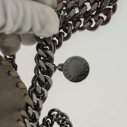 Stella McCartney Falabella Fold Over Crossbody Bag Suede, GRAY, SUEDE, Crossbody bag