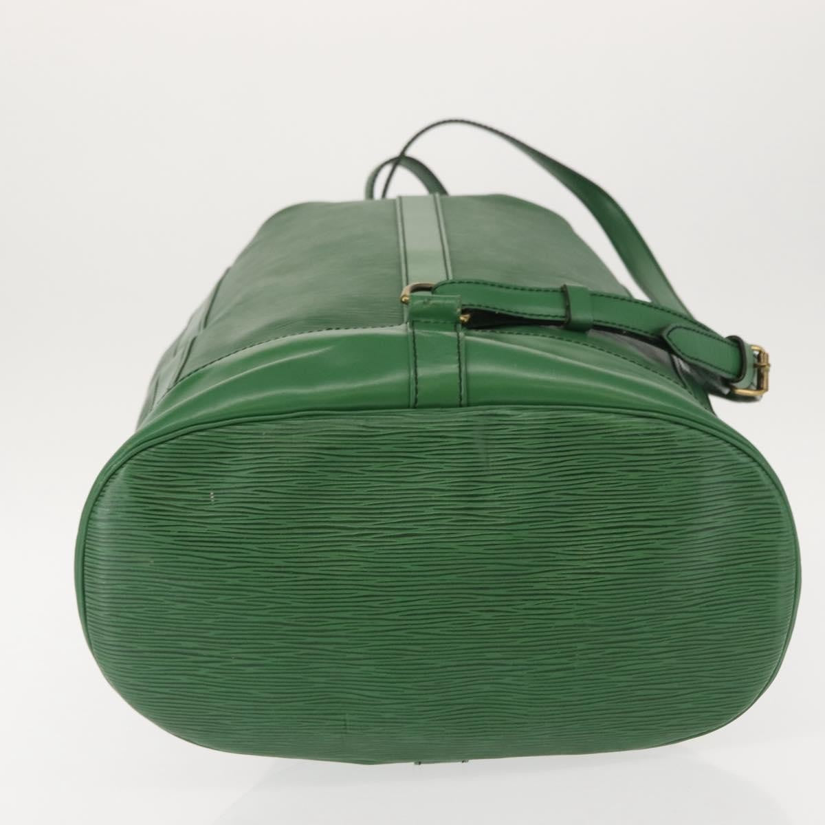 Louis Vuitton Randonnee Backpack Epi Leather, GREEN, LEATHER, Shoulder bag