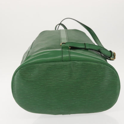 Louis Vuitton Randonnee Backpack Epi Leather, GREEN, LEATHER, Shoulder bag