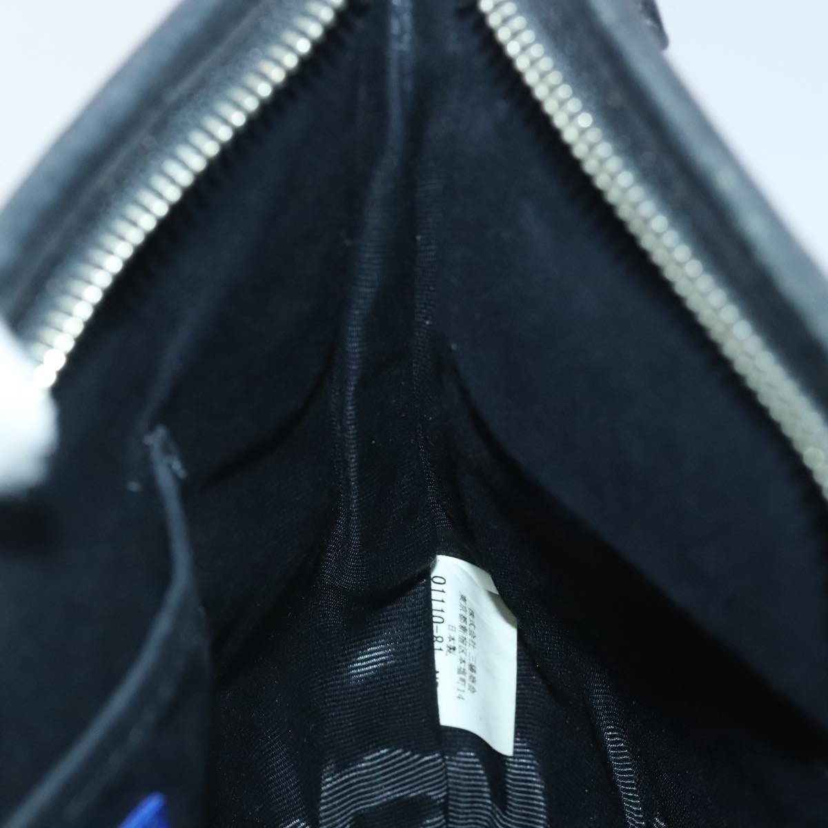 Burberry Nova Check Blue Label Canvas, BLACK, CANVAS, Shoulder bag